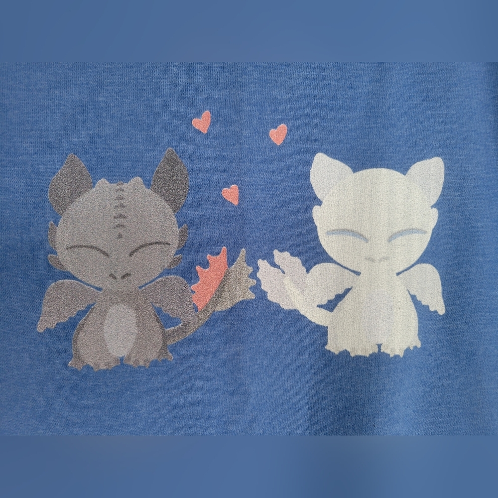 How To Train Your Dragon Toothless And Light Fury Sweater - Picture 2 of 4